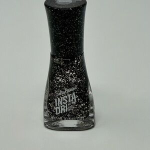 Sally Hansen Insta-Dri Nail Polish Black White Glitter 565 0.31 fl oz